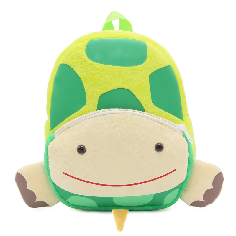 Personalized Turtle Children\'s Backpack Customized Name Baby Kindergarten Plush Animal Backpack Children\'s Day Gift Pack