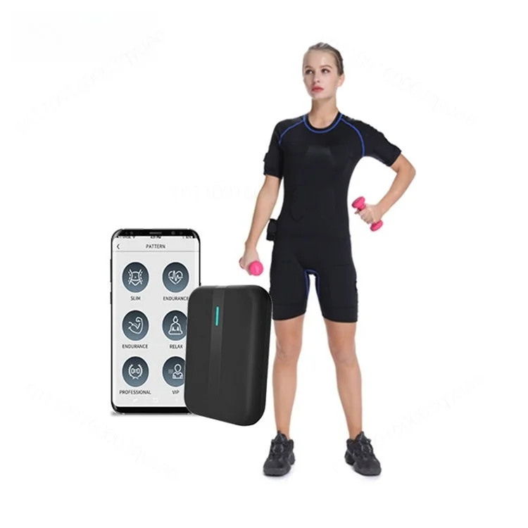 Smart EMS Fitness Suit Micro‑Current Body Shaping Training Clothing Full Body Electro Stimulation Outfit for Gym Studio Workout