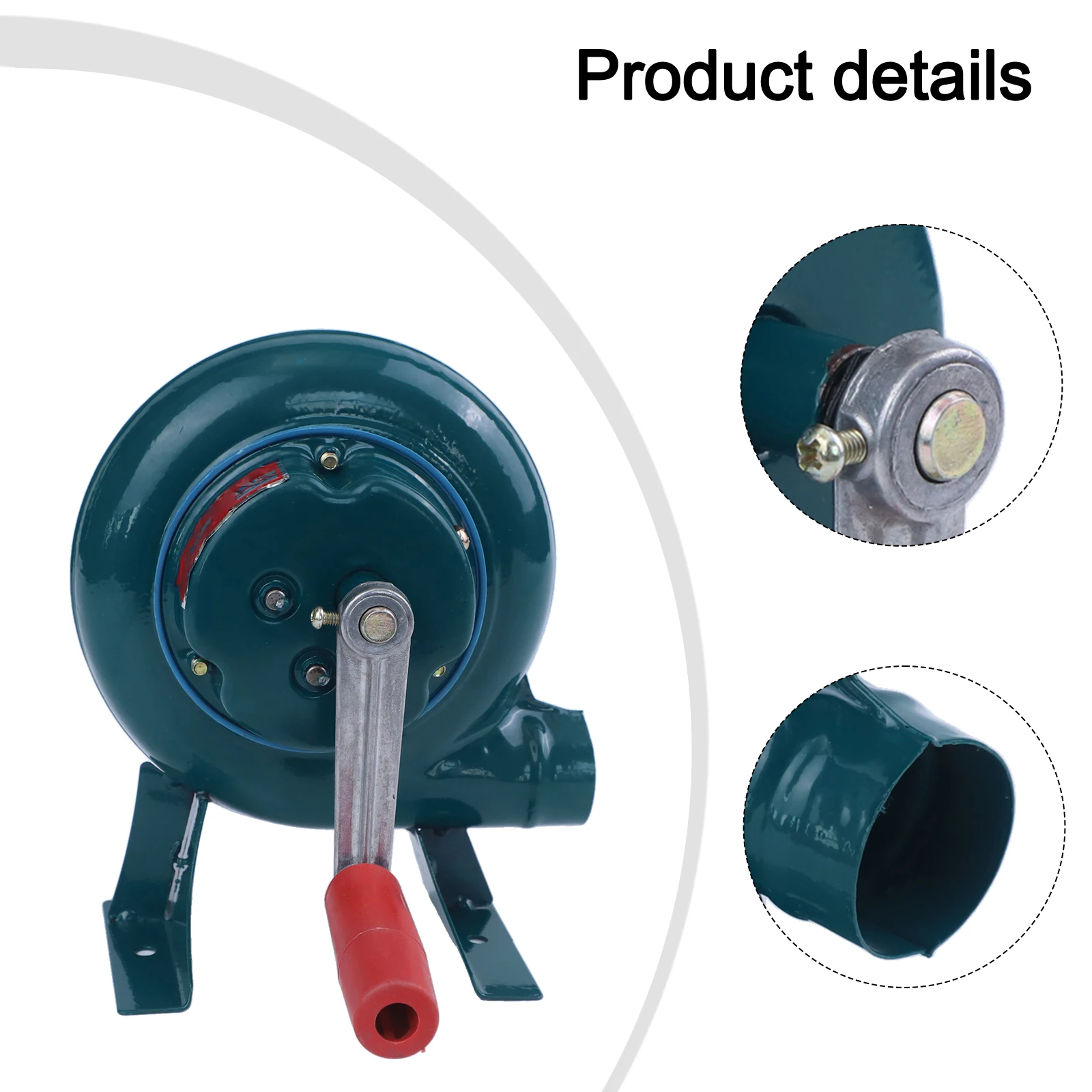 Barbecue Setup Camping Activities Hand Cranked Blower Fireplace Fan Manual Household Blower For Barbecue As Shown