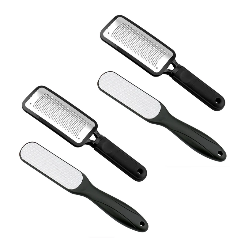 4X Pedicure Rasp Foot File Callus Remover For Hard Skins And Chapped Skin Corns, Feet Scrubber Scrubber Cleaner File