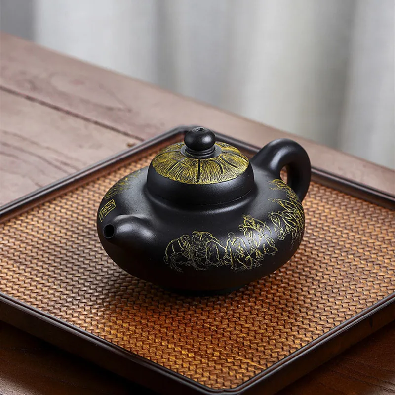 

Yixing Handmade Purple Sand 330ml teapot kettle Chinese style Kung Fu tea set chinese tea accessories