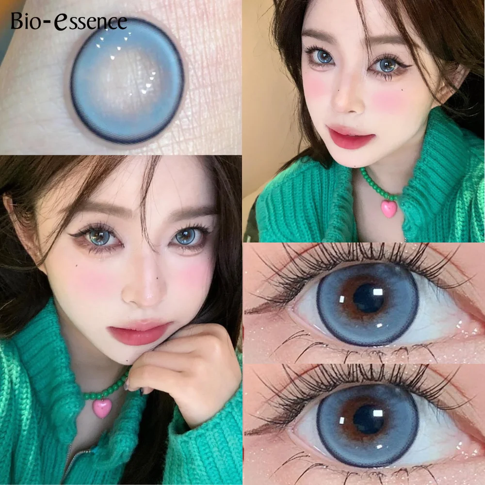 Bio-essence Colorcon 1 Pair Korean Lenses Colored Contact Lenses for Eyes Big Eye Lenses Brown Lenses Blue Eye Lenses Y2k Lenses