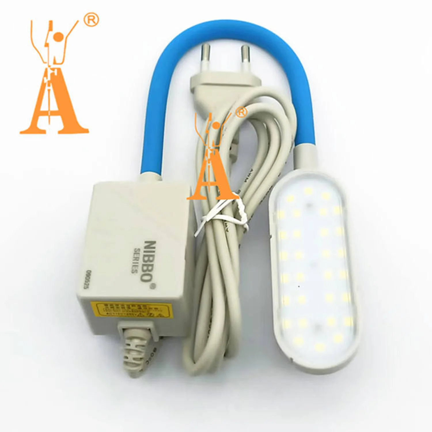 NIBBO Brand European Plug Industrial Sewing Machine LED Lamp 5 Adjustable Modes Memory Function 33 Beads Super Bright Lighting