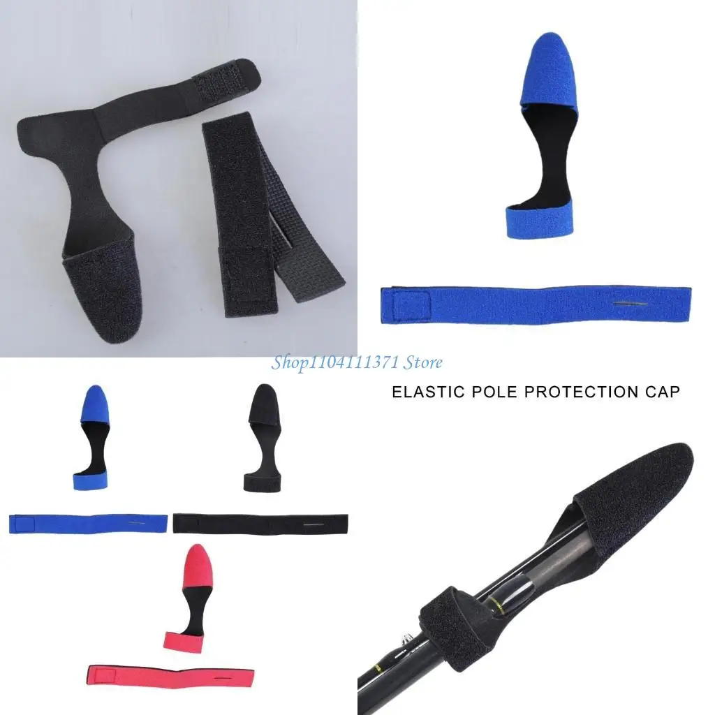 طرف قضيب صيد P9FC وربطة عنق القضيب قصب الأكمام قضبان القفاز القفاز صيد القضب