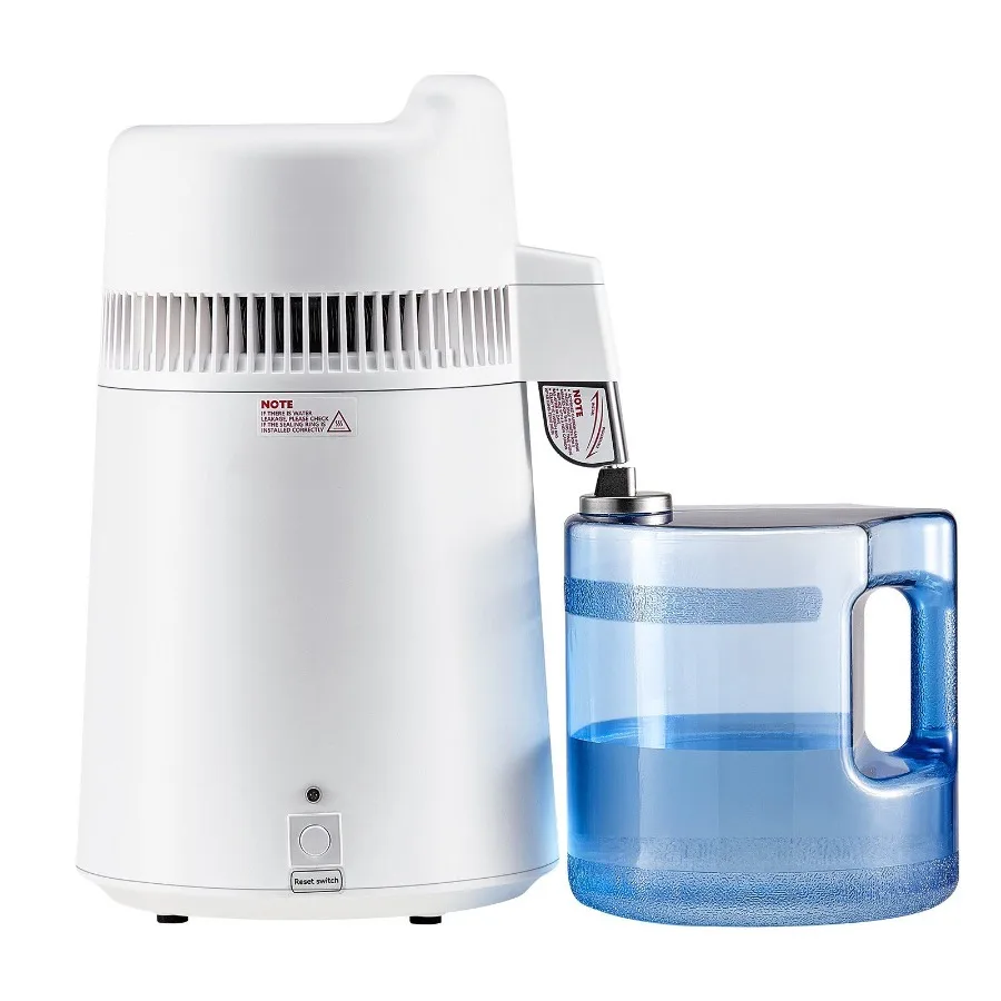 

6L Water Distiller Home Countertop Purifier Machine 900W Plastic Stainless Steel