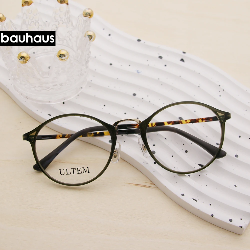 

UL-5110 Fashion TR90 Oval Glasses Frame Women Round Optical Prescription Eyeglasses Frame Men Vintage Myopia Eyewear