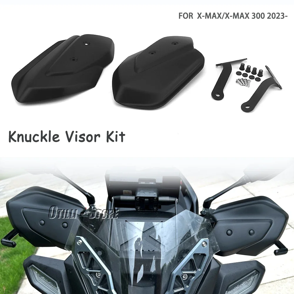 For YAMAHA XMAX125 XMAX300 X-MAX 125 New Knuckle Visor Motorcycle Accessories Waterproof Handguard Hand Guard Windshield 2023-