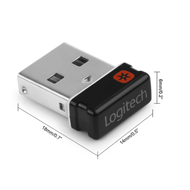 Unificador para nanoreceptor, receptor Dongle inalámbrico USB para escritorio, PC, portátil, ratón, teclado MX M905 M950 M505 6