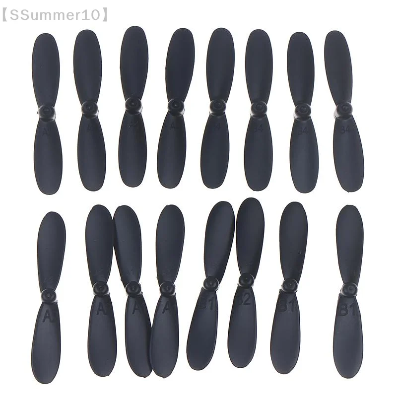 【SSummer10】8PCS 42mm Props For 4D RC Spare Parts V8 Mini Toy R/C Mini Drone Quadcopter Propeller Parts Kit【SS】