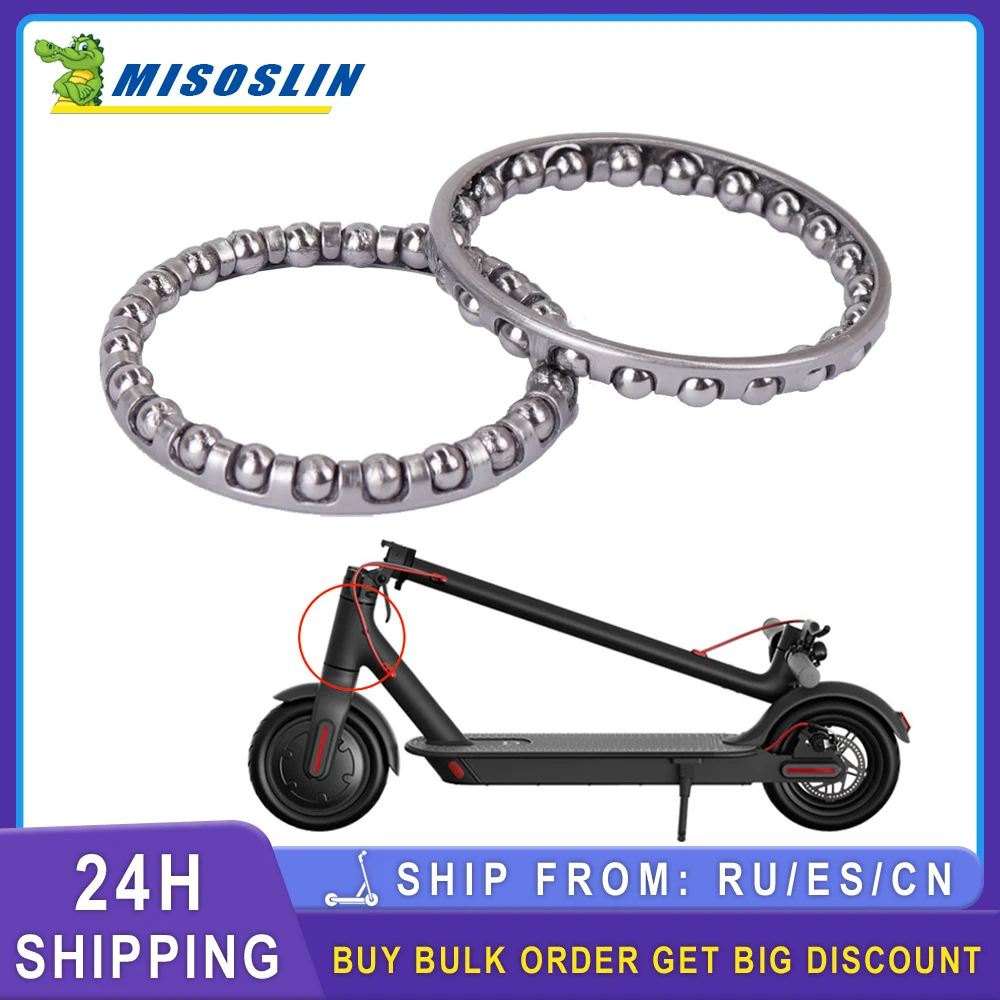 Fork Bearing Bowl Rotating Parts Vertical Rod Rotating Ball Steering Replacement Parts For Xiaomi MIJIA M365/1S Electric Scooter