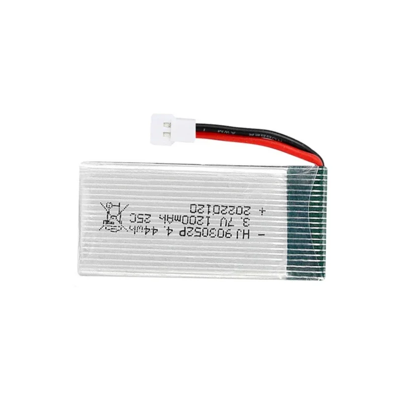 New 903052P 25C Lipo Rechargeable Battery XH2.54 Plug 3.7V 1200mAh for KY601S SYMA X5SW X5 M18 H5P Model Aircraft Accessories