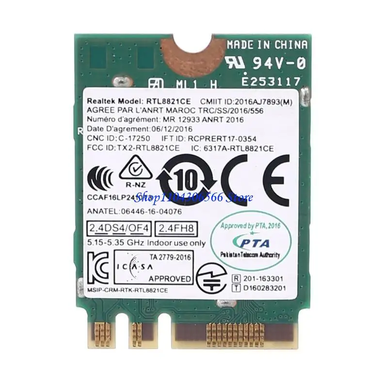 02DD RTL8821CE FRU 01AX710 WIFI Bluetooth-COMPATING 4.2 بطاقة لاسلكية 2.4G 5.8G النطاق المزدوج لـ E470 E470C PC PC #4