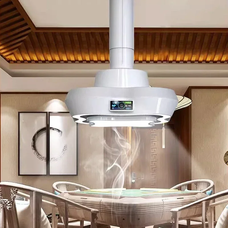 آلة عادم الدخان الخارجي ، غرفة الشطرنج والبطاقة ، طاولة جونغ ، مصباح التدخين مع العادم المباشر الأنابيب ، رفع الهواء ، تشاندلي خاص