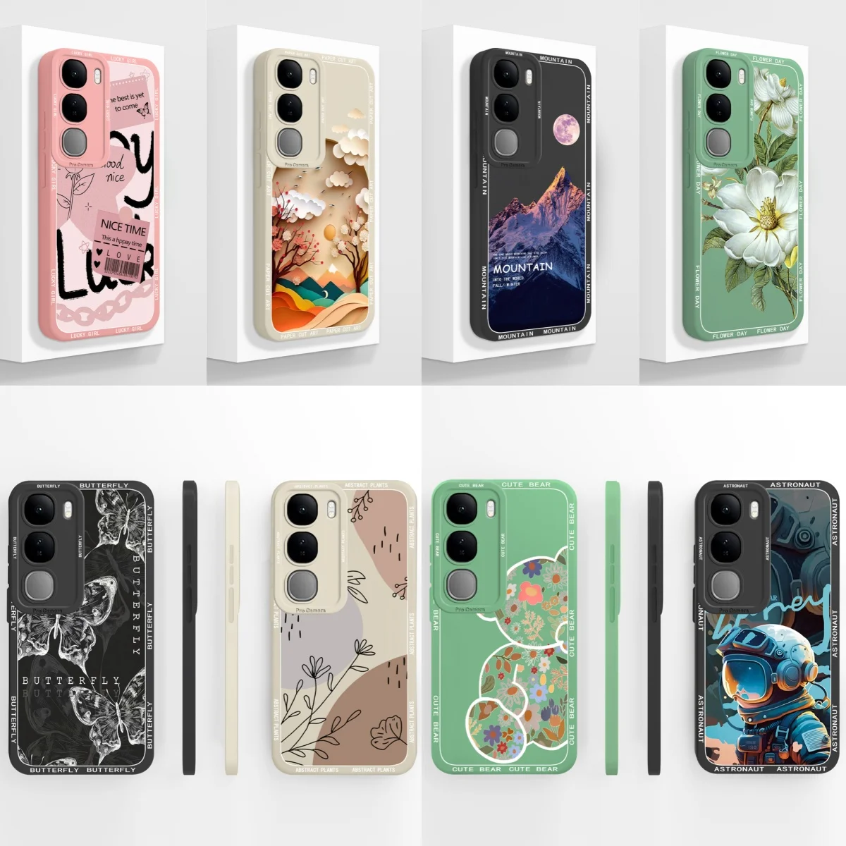 For Vivo V40 Lite V40SE Y200 Y300 Case Fashion Back Cover For Vivo V 40 Lite 4G 5G V40 SE Funda Soft Liquid Silicone Phone Shell