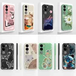 For Vivo V40 Lite V40SE Y200 Y300 Case Fashion Back Cover For Vivo V 40 Lite 4G 5G V40 SE Funda Soft Liquid Silicone Phone Shell