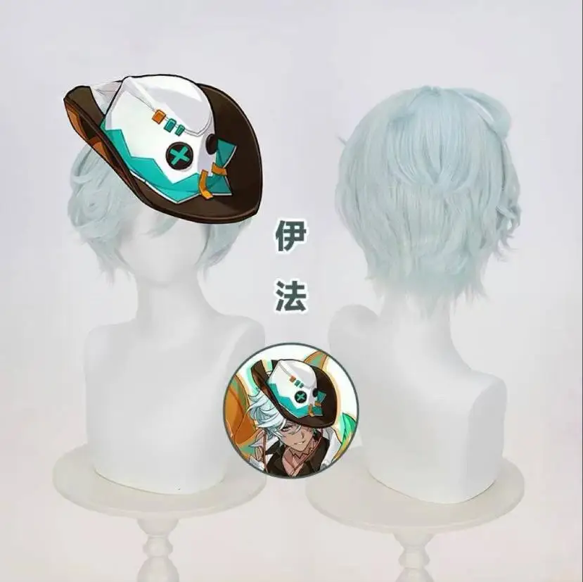 

Парик для косплея Genshin Impact Ifa, парик для косплея Tlalocan Flower-Feather Clan Natlan, парики для Хэллоуина, карнавала, вечеринок для женщин и мужчин