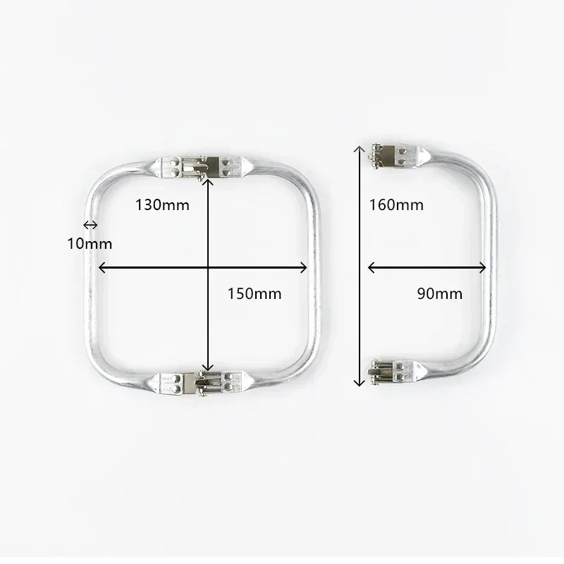1-5Pcs Metall Kuss Verschluss Geldbörse Rahmen Wolke Tasche Arzt Aluminium Rohr Griff Schnalle DIY Taschen Kupplung Griffe hardware Zubehör