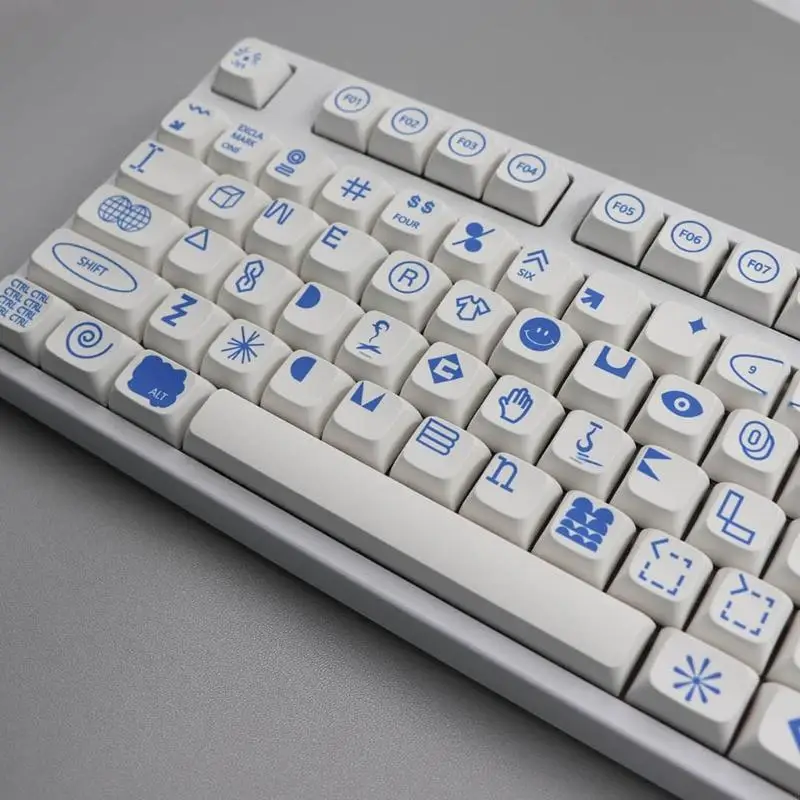 108Keys PBT KeyCaps XDAプロファイル染色