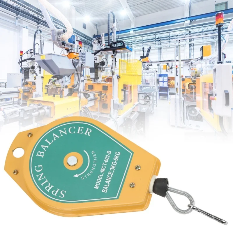 Spring Balancer 3 To 5Kg Load Bearing Retractable Tool Fixture Holder Hanging With Fittings