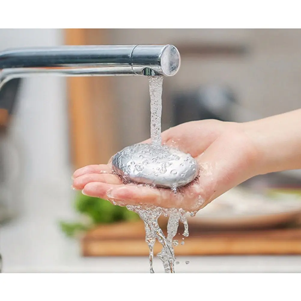 

Stainless Steel Odor Remover Bar Soap Oval Shape Kitchen Deodorizer for Garlic Onion Fish Smell Removal Hands Stainless Steel