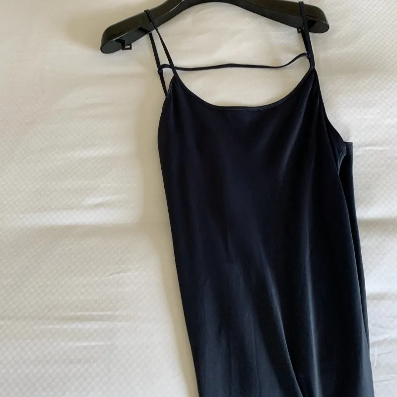 Vestido de cetim de verão importado meia-noite azul cuproamino fibra sem costas