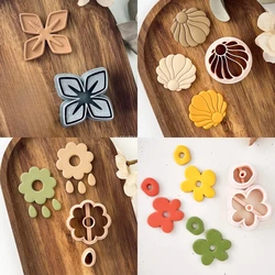 Lily Shape Polymer Clay Cutters | Boho Flower Clay Earring Molds | Sharp 3D Printed Moulds for Jewelry Pendant Necklace Making