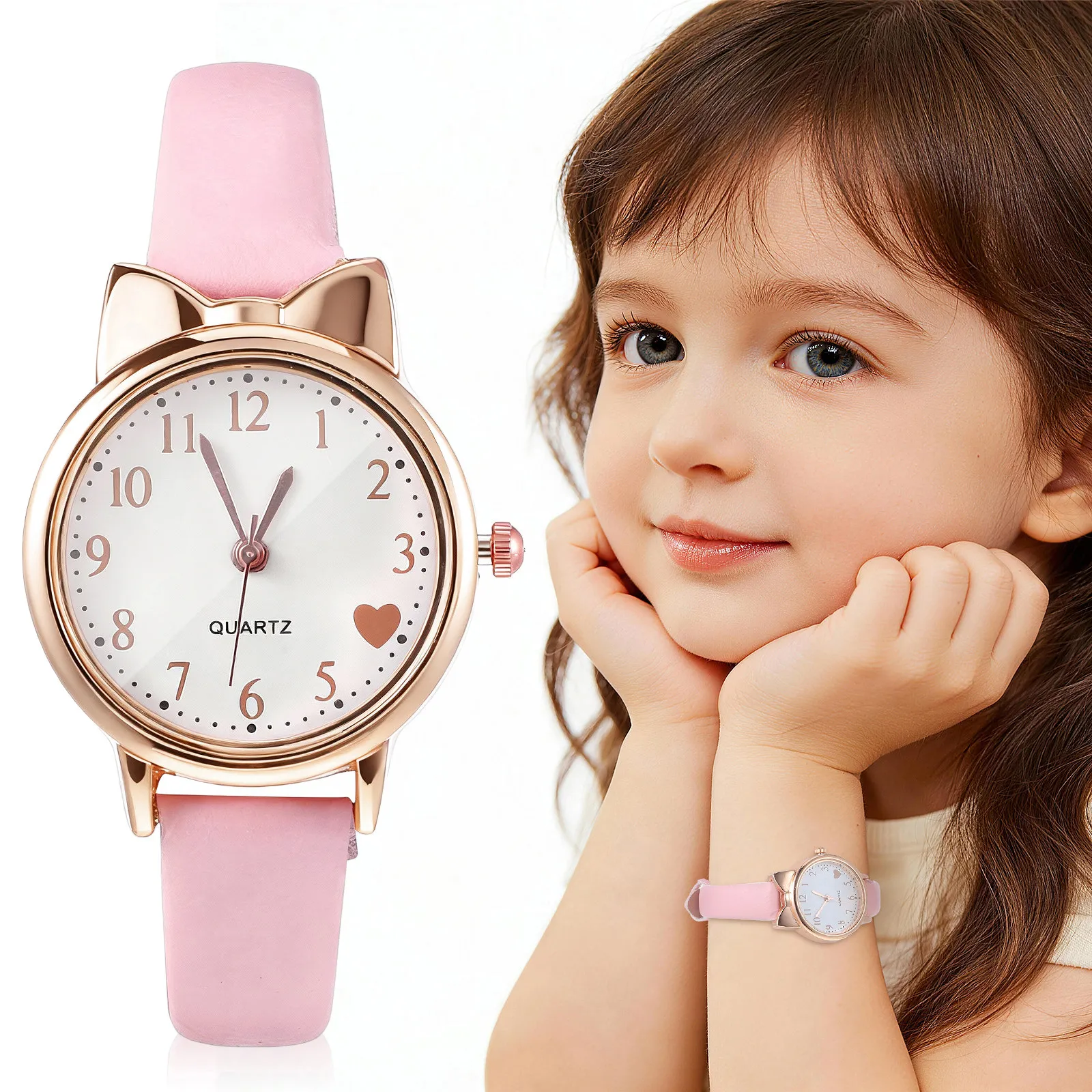 Glow in The Dark Wrist Watch for and Students Lightweight Comfortable Analog Watch with Elegant Simple Design Casual
