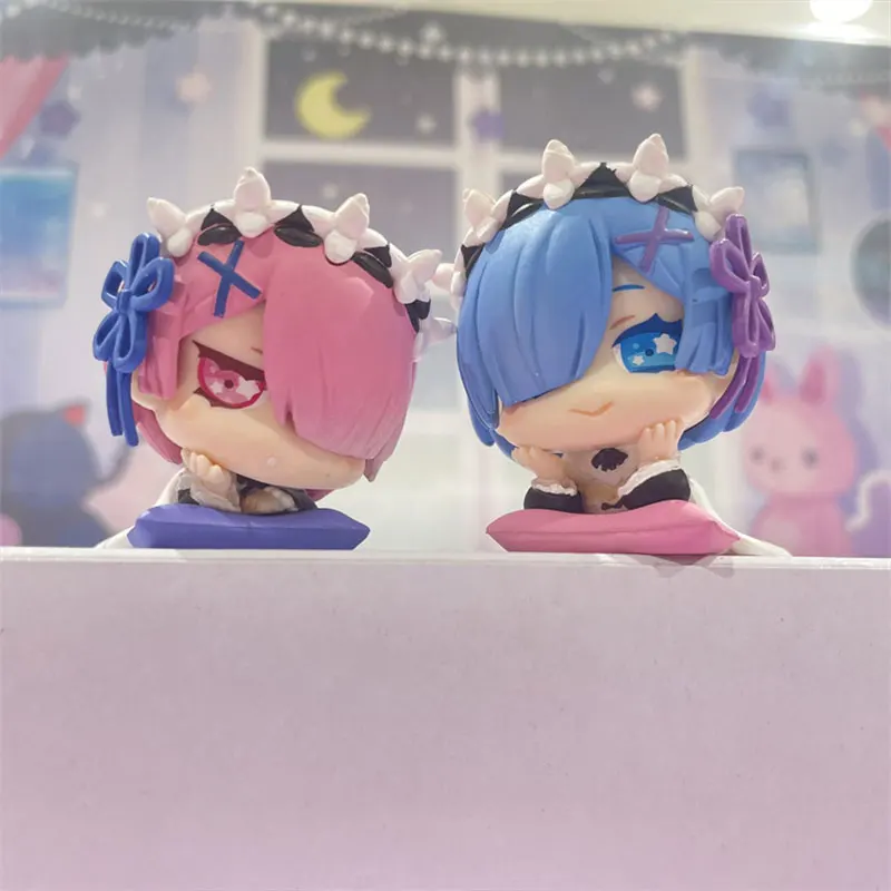 Animatiespeelgoed Re: Zero - Starten leven in een andere wereld Serie Rem Ram Leuke Anime Girl Figuur Model Display Speelgoedcadeaus