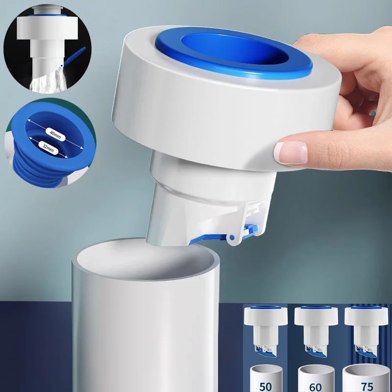 

Odor Prevention Seal Ring Laundry Basin Hand Wash Basin Washing Machine Drain Plug Anti-odor Device Kitchen Sink Drain Tool Part
