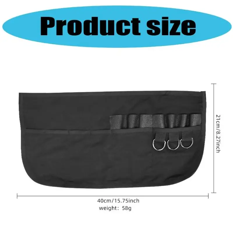 39BB Professional Waist Apron Water Resistant Hairdressers Waist Apron With Pockets