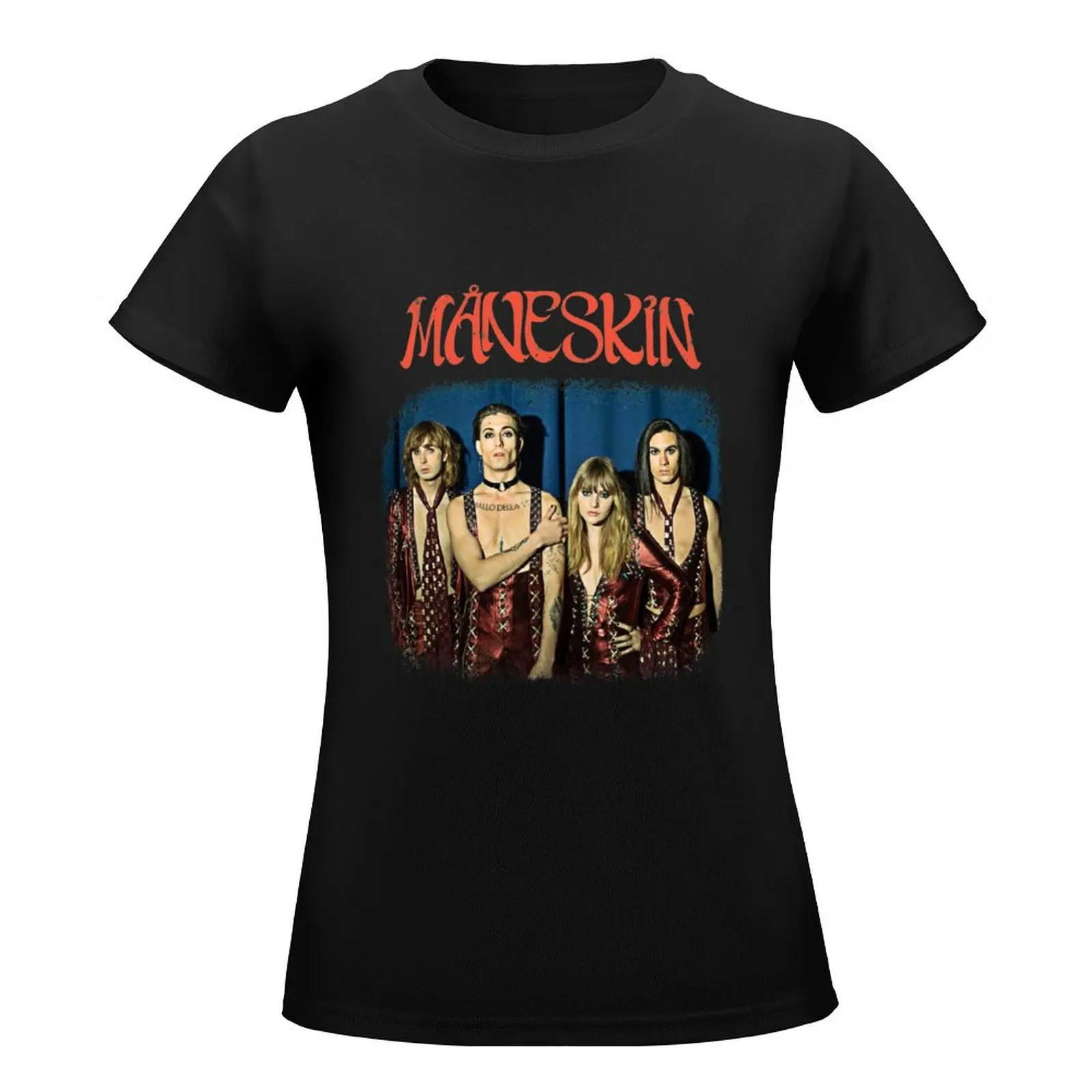 maneskin damiano david Shirt Tee T-Shirt tees summer top Women's summer blouses 2024