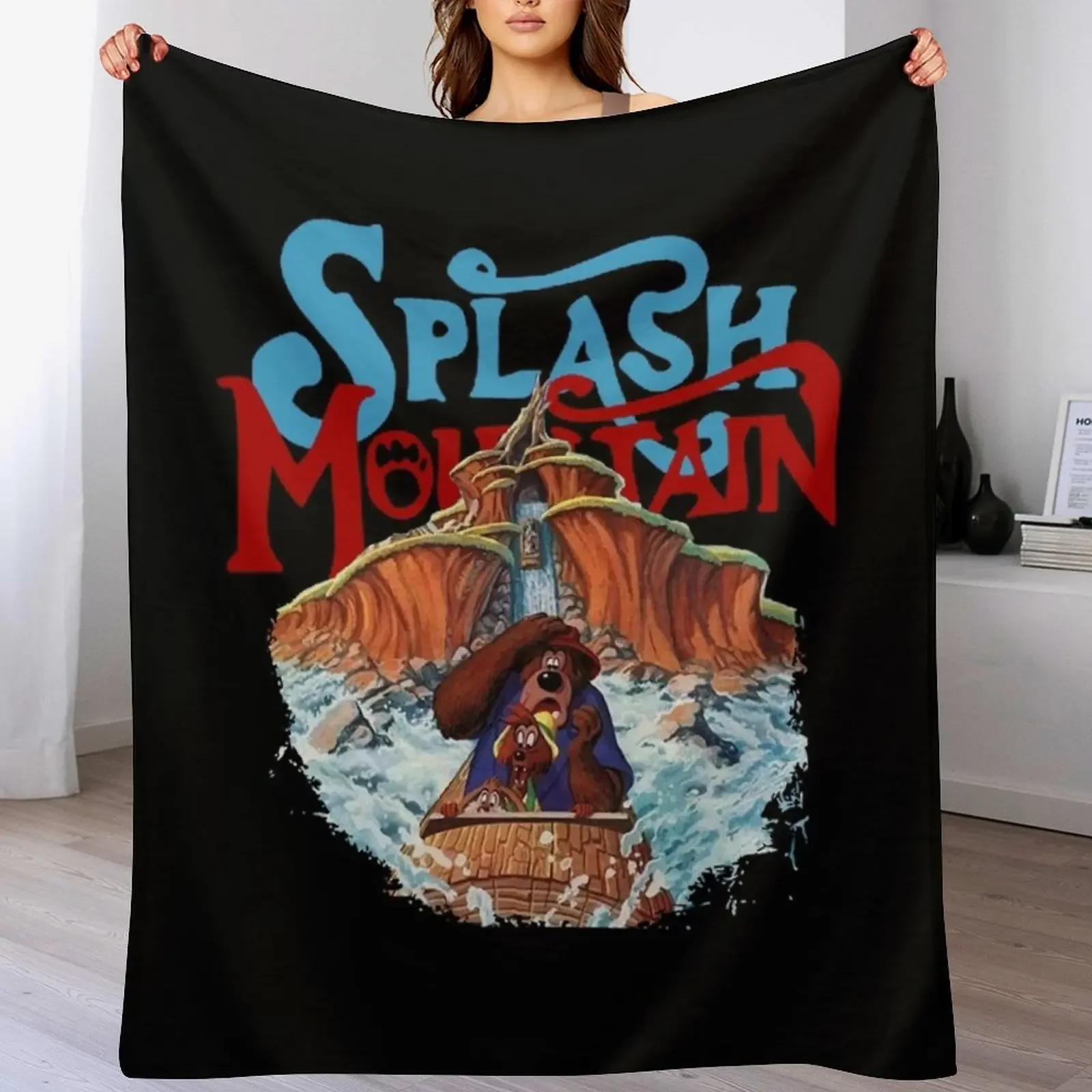 goodbye splash mountain T-Shirt Throw Blanket Thins Sofa Quilt Decorative Beds Heavy Blankets