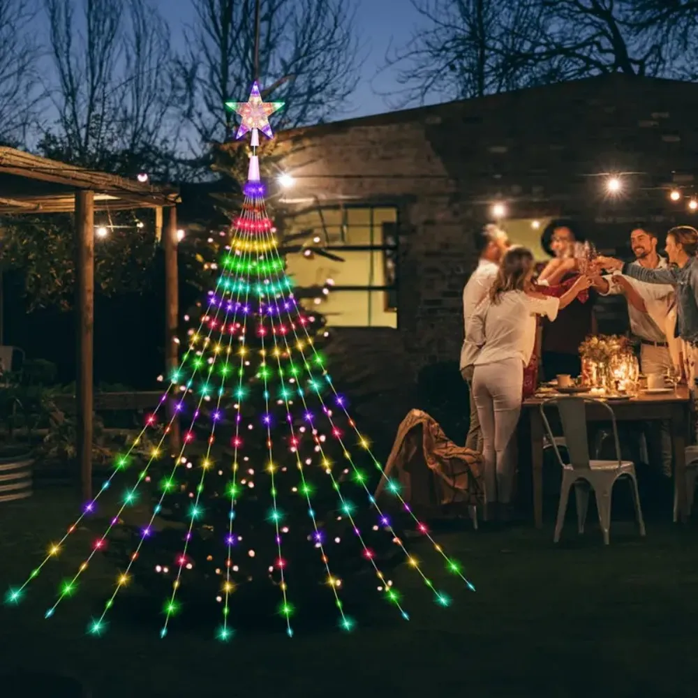 usb-remote-christmas-garland-fairy-garden-lights-outdoor-led-five-pointed-stars-waterfall-string-lights-for-new-year-party-decor