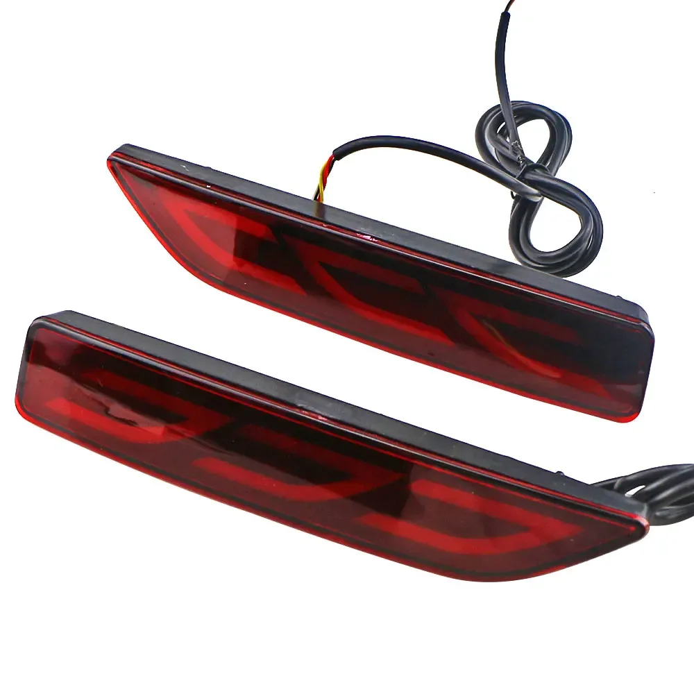 2Pcs Rear Bumper Light for Honda BRV BR-V 2015-2019 CRV 2007-2009 City 2012-2014 MOBILIO 2016 2017 Brake Light Led Reflector