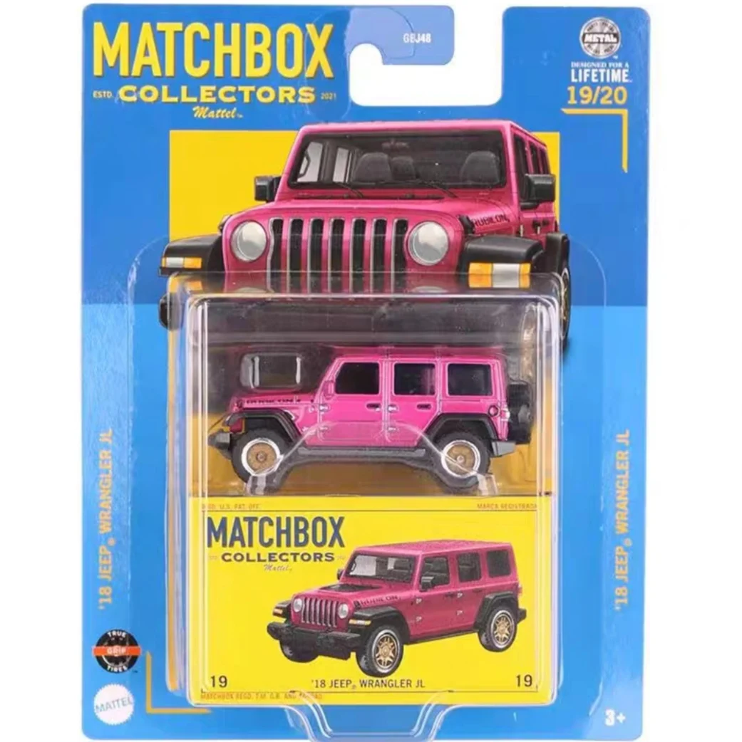 Nieuwe Matchbox Collector Serie Mix 4Z 1:64 Schaalmodel Auto Speelgoed Collectible Diecast Voertuig Mazda Ford Mustang Jeep GBJ48