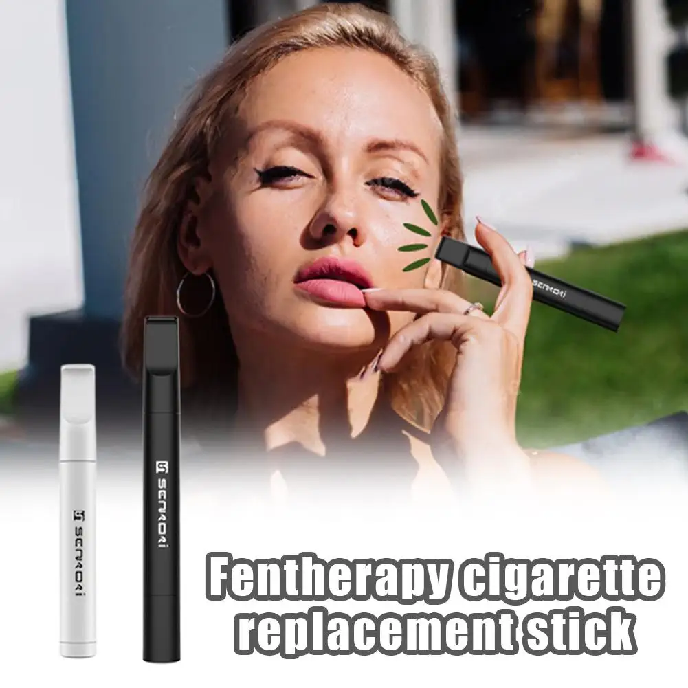 عصا بديلة للسجائر من Fentherapy بتصميم علمي يحاكي طعم السجائر الحقيقية القابلة لإعادة الاستخدام وخالية من القطران