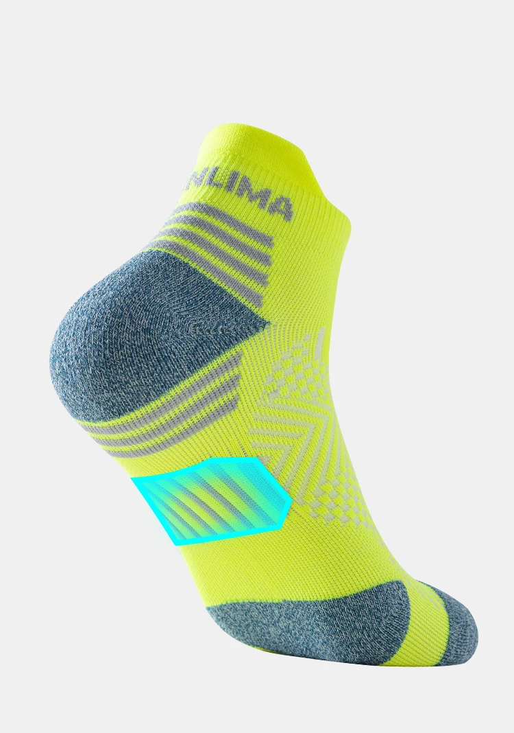 3 Paar Marathon-Socken für Herren und Damen, professionelle Sport-Knöchel-Laufsocken, verdickter, gepolsterter Schlauch, niedrig geschnitten, Fitness, kurze Socken aus Mesh – Detail 4