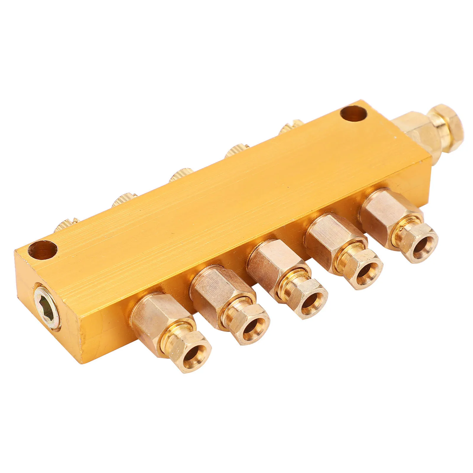 조정 가능한 오일 분리기 오일 분배기 조정 가능한 황동 윤활유 피스톤 분리기 분배기 밸브 윤활 시스템 오일 분배기