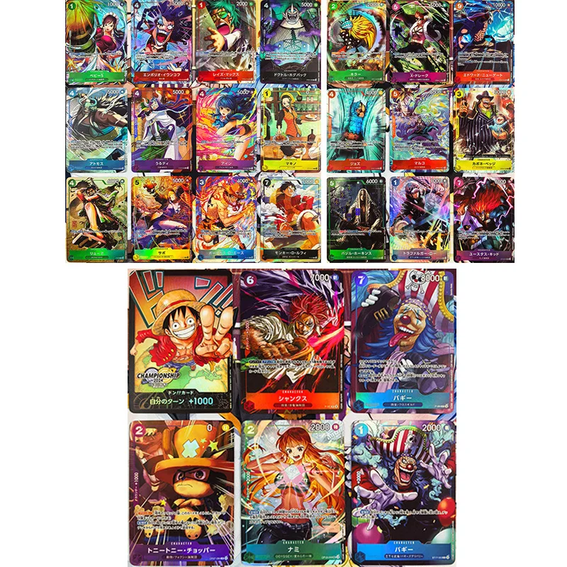 

Diy Japanese Anime One Piece Nami Marco Tony Tony Chopper Collectible Cards Flash cards Christmas Birthday Gifts Children's Toys