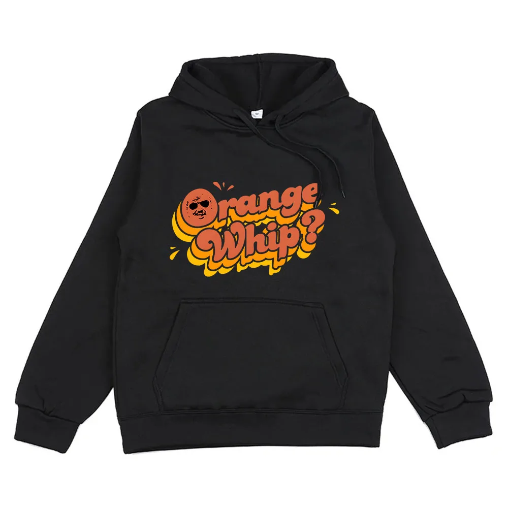 Orange Whip Printed Hoodies For Autumn/Winter Fashion Sweatshirts With Hooded top Clothing Moletom Comfortable Women/Men Hoody