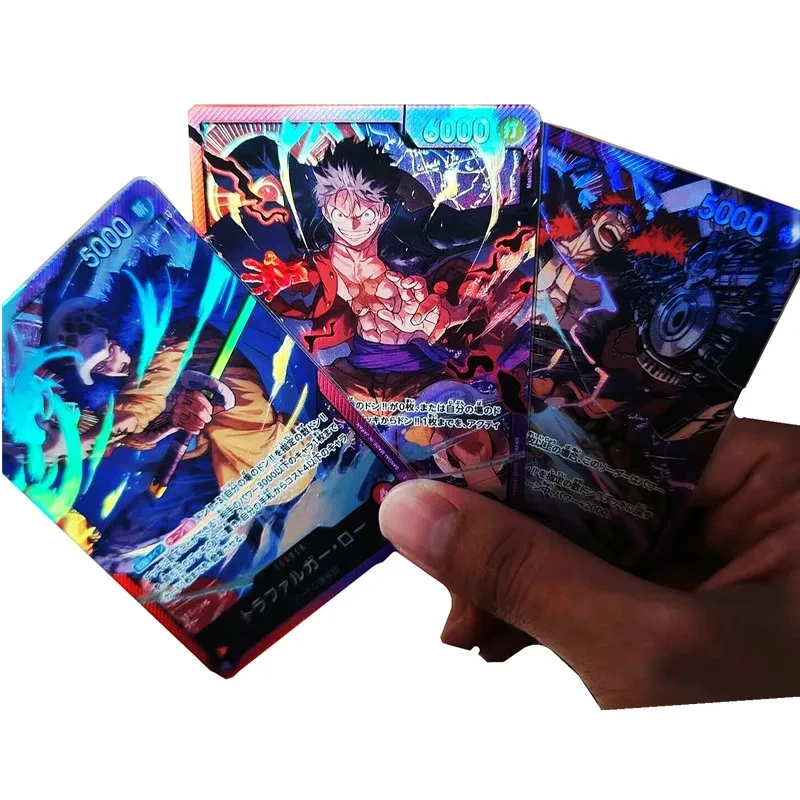 Anime One Piece Japanese Bandai OPCG Trading Card Game St10 Collectible Card Three Captains Luffy Assemble Japanese Tcg Card Toy