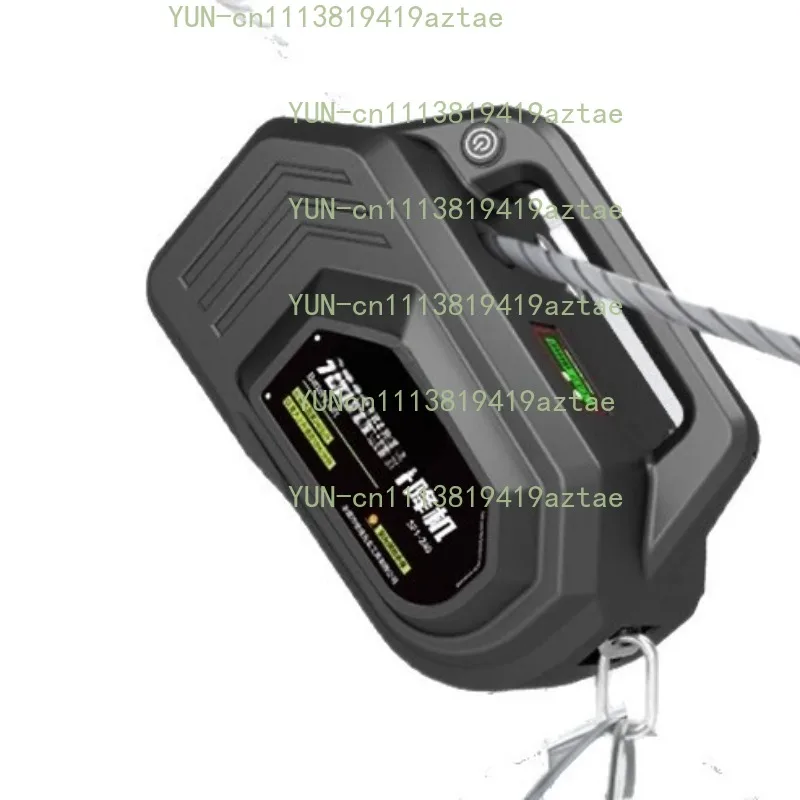 Electric Rope Climbing Machine, Rechargeable Remote Control Lithium Battery Hoist Crane, Aerial Work, Hoisting Artifact