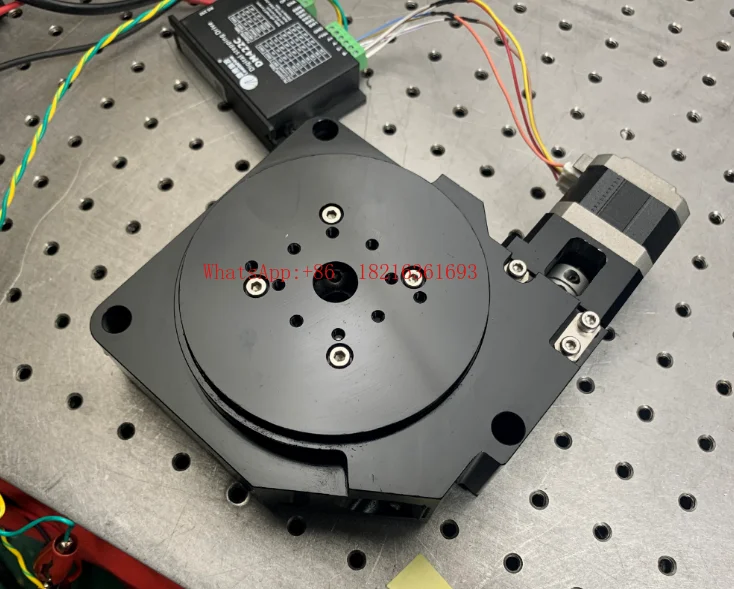 Table Rotation Numerical Control Indexing Plate NEMA17 Stepper Motor Turntable Worm Gear 100mm
