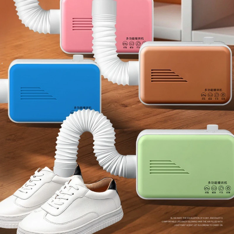 مجفف ملابس كهربائي محمول، آلة هواء دافئة منزلية صغيرة، العناية بالأحذية والملابس، مجفف غسيل قابل للطي، سريع الجفاف #6