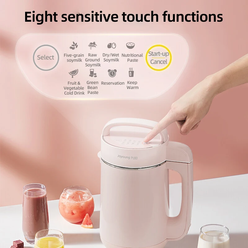 Joyoung Soya Milk Machine Cooking Mini Soybean Automatic Soymilk Maker Household Multi-function Wall-breaking Filter-free Soy