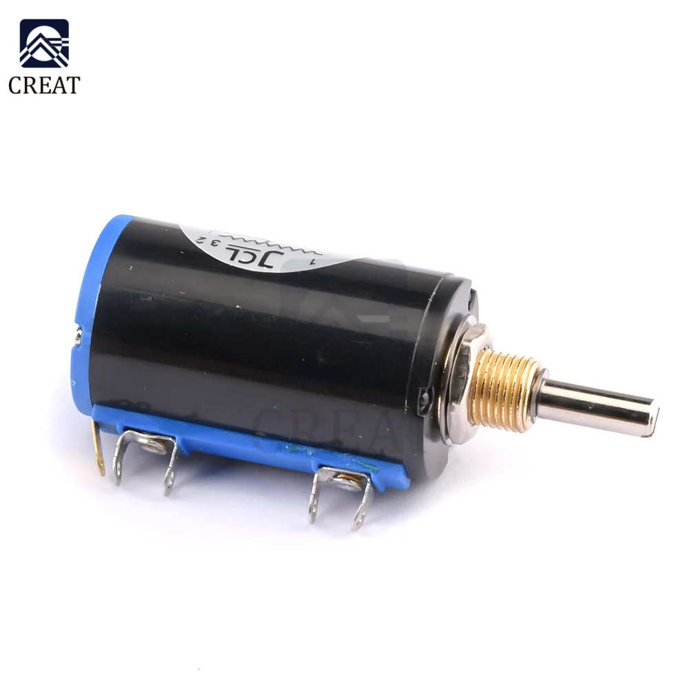 Zwart Precisie WXD3-13-2W Multi-Turn Draadgewonden Lineaire Potentiometers 10K Ohm Diy Kit Elektronische Pcb Board Module