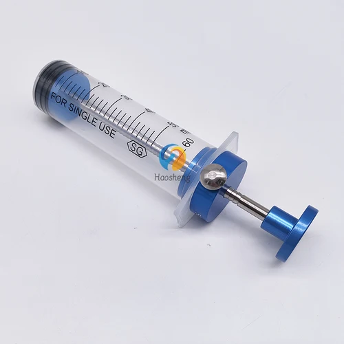 Imagen 2 del producto Jeringa de grasa automática reutilizable de aleación de acero inoxidable, aspirador de liposucción al vacío, 50ml, 20ml, para injerto de grasa