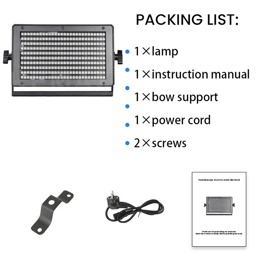 45W Mini RGB Strobe Light DMX512 Control 280LED Strobe Flash Light DJ Wall Washer Disco Effect Stage Lights For Party Home Club