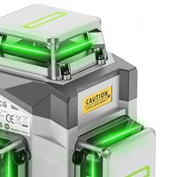 Huepar ZK03CG 3D Green Laser Level 12 Lines 360 Degree Auto Rotary Automatic Self-Leveling With Bracket