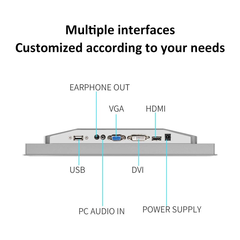 industrial touch screen  7 10.1 13.3 15.6 inch lcd touch screen monitors ip65 waterproof industrial